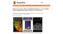 Desktop Screenshot of essayfox.com