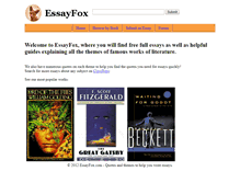 Tablet Screenshot of essayfox.com